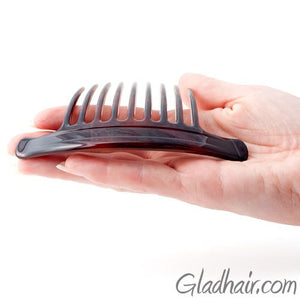 Medium Interlocking Combs Pony Tortoise Shell - Pair