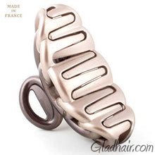 Load image into Gallery viewer, French Two Tone Circles Styles Hair Claw