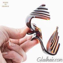 Load image into Gallery viewer, French Tortoise Shell Hair Claw
