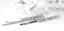 Load image into Gallery viewer, Crystal Diamante Grips - Pair
