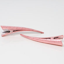 Load image into Gallery viewer, Pastel Crackle Finish Beak Clips - Pair