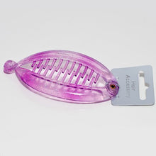 Load image into Gallery viewer, Plastic Translucent Glitter Fish Clip