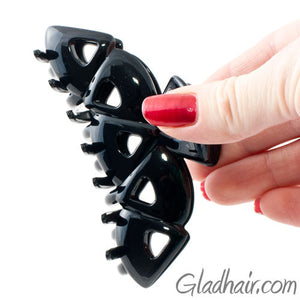 French Plastic Triangles Hair Claw