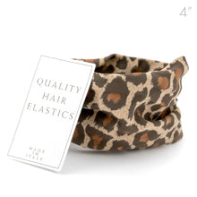 Load image into Gallery viewer, Italian Made Leopard Print Hair Elastic