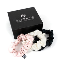Load image into Gallery viewer, GH Pure Silk Scrunchies - Classy Bright Set