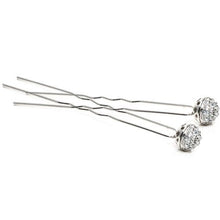 Load image into Gallery viewer, Silver Colored Hair Pins - Pair