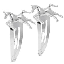 Load image into Gallery viewer, Silver Colored Horse Motive Sleepies - Pair