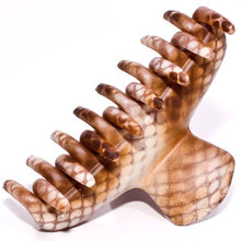 Load image into Gallery viewer, Snake Pattern Hand Painted Small Hair Claw