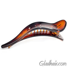Load image into Gallery viewer, Tort Beak Clip With Crystals And Studs - 1 piece