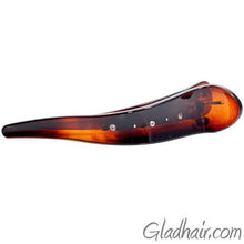 Load image into Gallery viewer, Tort Beak Clip With Crystals And Studs - 1 piece