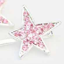 Load image into Gallery viewer, Crystal Star Bobby Pins - Pair
