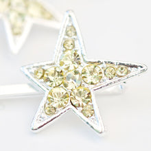 Load image into Gallery viewer, Crystal Star Bobby Pins - Pair