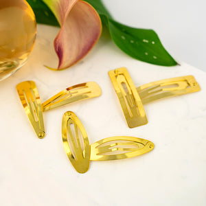 Gold Colored Snap Clip - Pack of 6