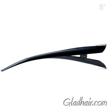 Load image into Gallery viewer, Large Metal Colored Enamel Beak Clips with Crystals no Teeth - Pair