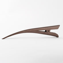 Load image into Gallery viewer, Slim Large Brown Metal Flamingo Beak Clip No Teeth - 1 piece