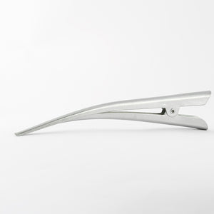 Slim Large Silver Metal Flamingo Beak Clip No Teeth - 1 piece